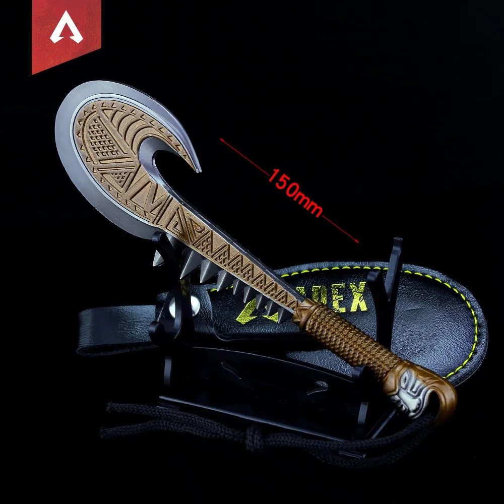 Apex Legends Mini Gibraltar Sickle Knife Alloy Game Weapons Model Collectible Decorations Christmas Holiday Gift Children Toys
Apex Legends Mini Gibraltar Sickle Knife Alloy Game Weapons Model Collectible Decorations Christmas Holiday Gift Children Toys