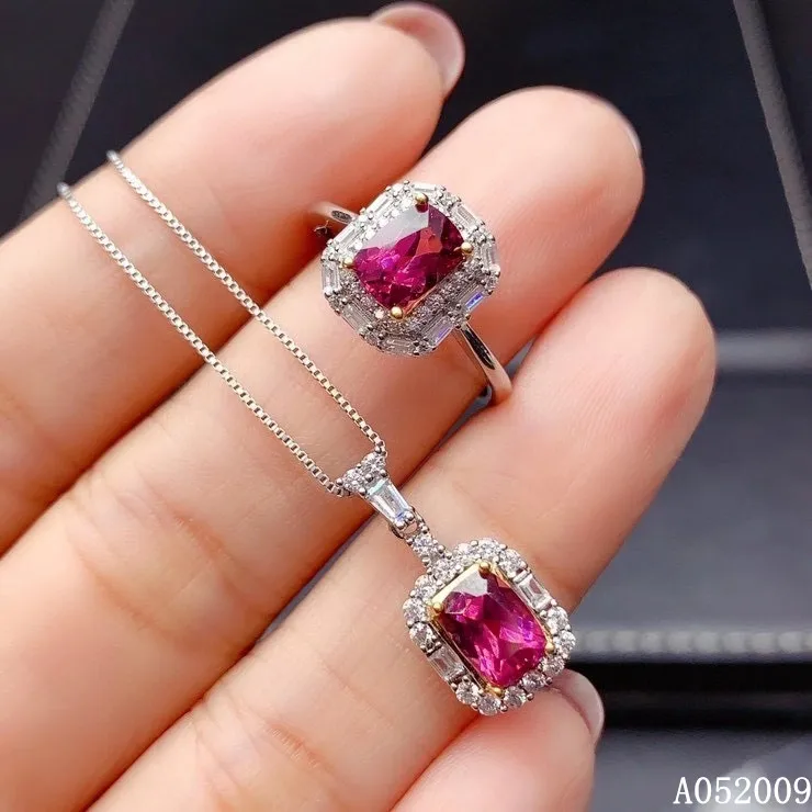 KJJEAXCMY fine jewelry 925 sterling silver inlaid natural garnet ring pendant trendy girl suit support test
KJJEAXCMY fine jewelry 925 sterling silver inlaid natural garnet ring pendant trendy girl suit support test