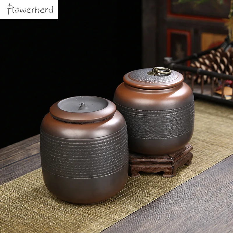 Large Purple Pottery Purple Clay Teaware Tea Caddy Retro Moisture-proof Pu'er Tea Storage Tea Tins Tea Container Tea Organizer
Large Purple Pottery Purple Clay Teaware Tea Caddy Retro Moisture-proof Pu'er Tea Storage Tea Tins Tea Container Tea Organizer