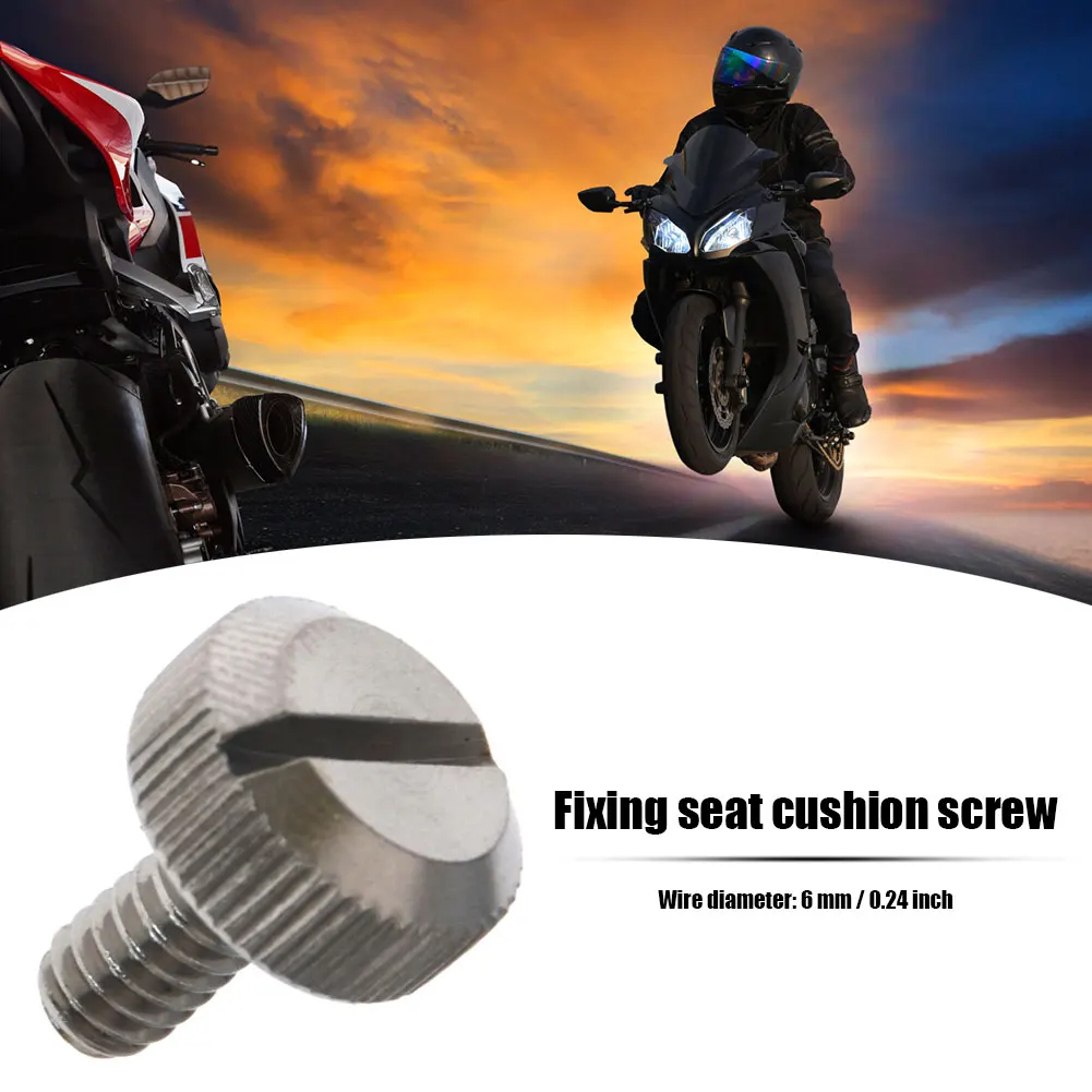 Rear Seat Knurled Slot Head Thumb Screw 1/4 inch-20 Thread Fender Seat Mounting Bolt Screw Cap Nut Fit for Sportster 96-17
Rear Seat Knurled Slot Head Thumb Screw 1/4 inch-20 Thread Fender Seat Mounting Bolt Screw Cap Nut Fit for Sportster 96-17
