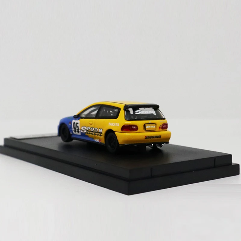 Street Weapon 1:64 Model Car Honda Civic EG6 Spoon #95 Alloy Die-cast Vehicle Display Collection | Игрушки и хобби