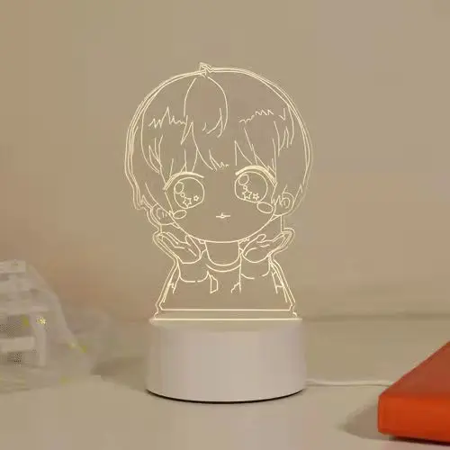 3d LED Nightlight Cartoon Character 7 Colors Changing Table Lamp For Girls Gift Bedroom Decoration
3d LED Nightlight Cartoon Character 7 Colors Changing Table Lamp For Girls Gift Bedroom Decoration