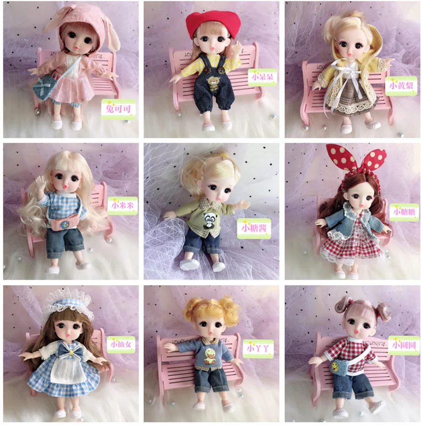 16cm BJD doll princess play house cute girl toy
16cm BJD doll princess play house cute girl toy