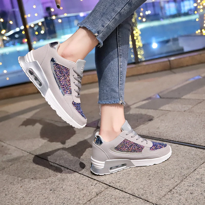 Four Seasons Women Sneakers On The Platform Sequins Shoes Woman Tenis Feminino Female Slip-ons Chaussures Femme Zapatos Mujer
Four Seasons Women Sneakers On The Platform Sequins Shoes Woman Tenis Feminino Female Slip-ons Chaussures Femme Zapatos Mujer
