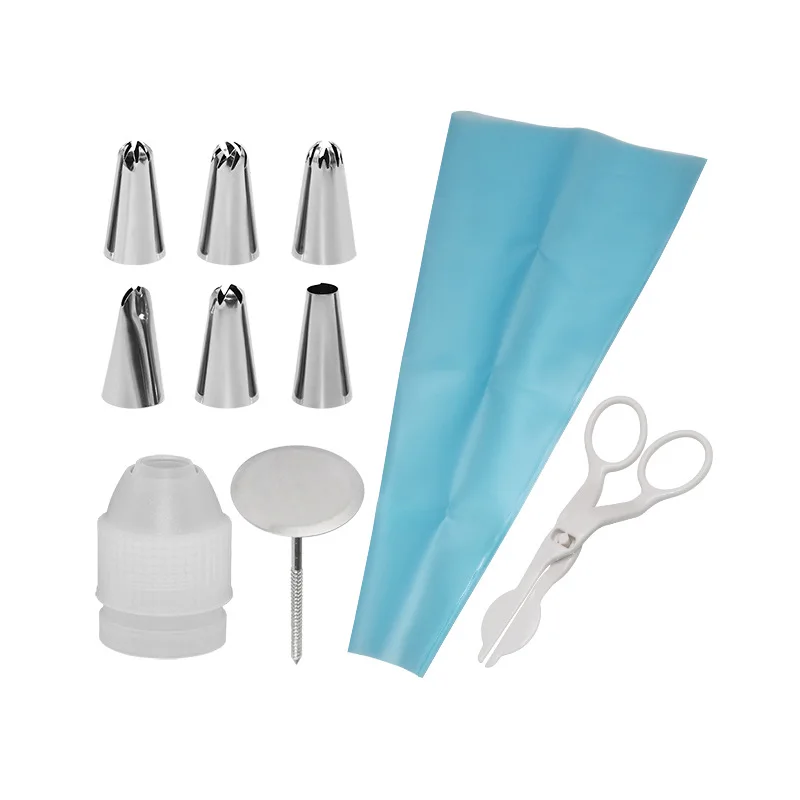 11PC/set Decorative nozzle set baking of food coloring household stainless steel decorative nozzle set Russian decorative tools 
11PC/set Decorative nozzle set baking of food coloring household stainless steel decorative nozzle set Russian decorative tools