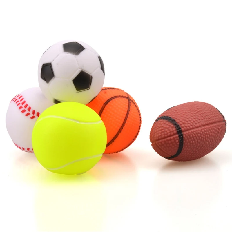 5Pcs Pet Dog Ball Toys For Resistance To Bite Dogs Chew Toy French Bulldog Pug Toy Puppy Pet Training Products Sound Voice Toys
5Pcs Pet Dog Ball Toys For Resistance To Bite Dogs Chew Toy French Bulldog Pug Toy Puppy Pet Training Products Sound Voice Toys