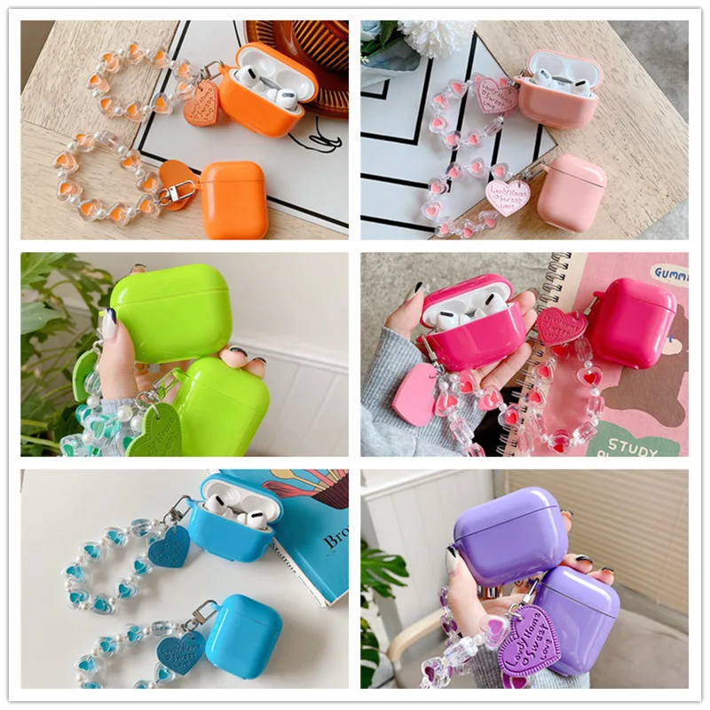 Pure Color Candy Color Hearts Chains Apple AirPods 1 / 2 / 3 Pro Case Cover IPhone Earbuds Accessories Airpod Case Air Pods Case
Pure Color Candy Color Hearts Chains Apple AirPods 1 / 2 / 3 Pro Case Cover IPhone Earbuds Accessories Airpod Case Air Pods Case