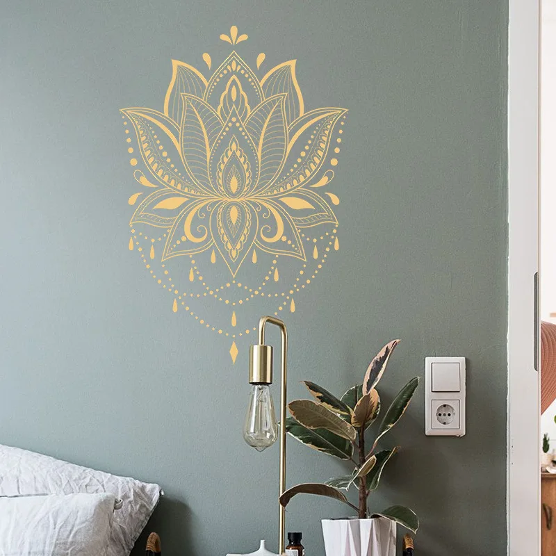 Lotus Yoga Vinyl Wall Decals Zen Relax Om Flower Meditation Room Sticker Home Decor Delicate and Simple Murals
Lotus Yoga Vinyl Wall Decals Zen Relax Om Flower Meditation Room Sticker Home Decor Delicate and Simple Murals