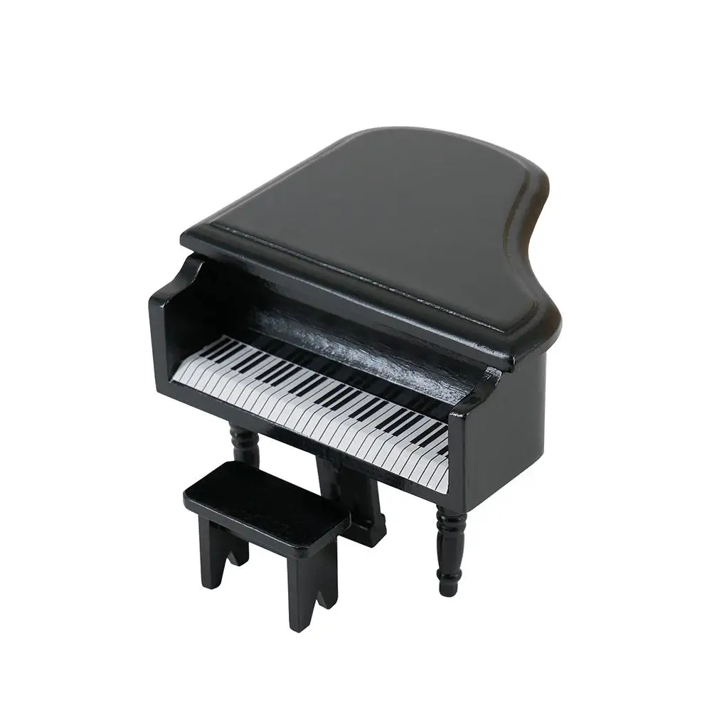 Miniature Grand Piano Model Assembly Replica Mini Piano with Stool Musical Instrument Collection Decorative Ornaments Display
Miniature Grand Piano Model Assembly Replica Mini Piano with Stool Musical Instrument Collection Decorative Ornaments Display