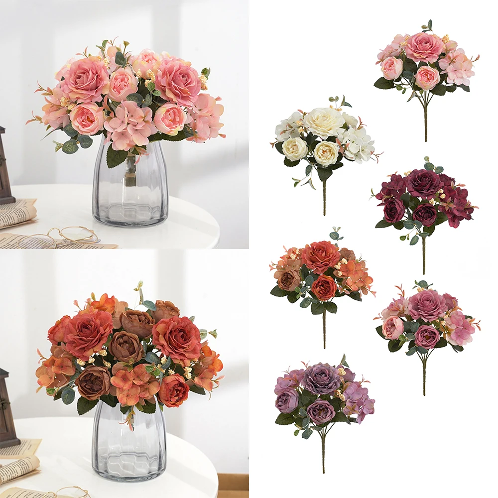Simulation Peony Bouquet Outdoor Artificial Flower Silk Gift Peony Home Decoration Wedding Holding Artificial Flowers
Simulation Peony Bouquet Outdoor Artificial Flower Silk Gift Peony Home Decoration Wedding Holding Artificial Flowers