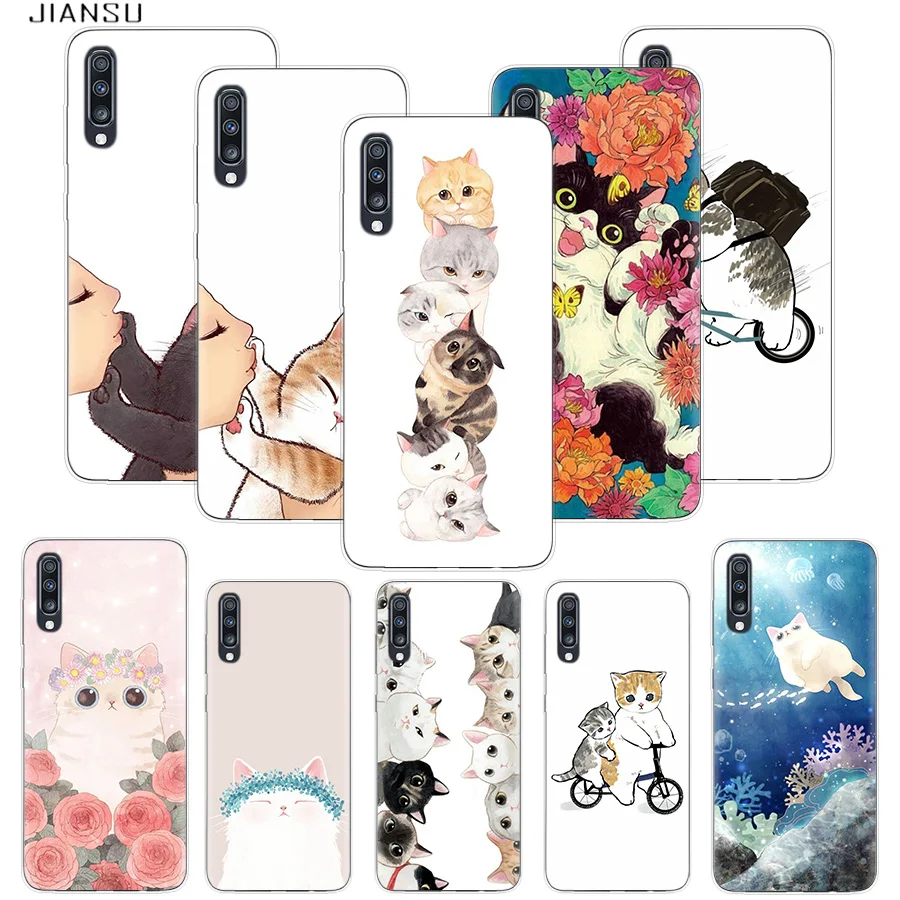 Cartoon Sketch Cat Case For Samsung A10 A10S A20S A20E A30S A40 A50 A70 A51 A71 4G Cover For Samsung A6+Plus A7 A8 A9 Coque
Cartoon Sketch Cat Case For Samsung A10 A10S A20S A20E A30S A40 A50 A70 A51 A71 4G Cover For Samsung A6+Plus A7 A8 A9 Coque