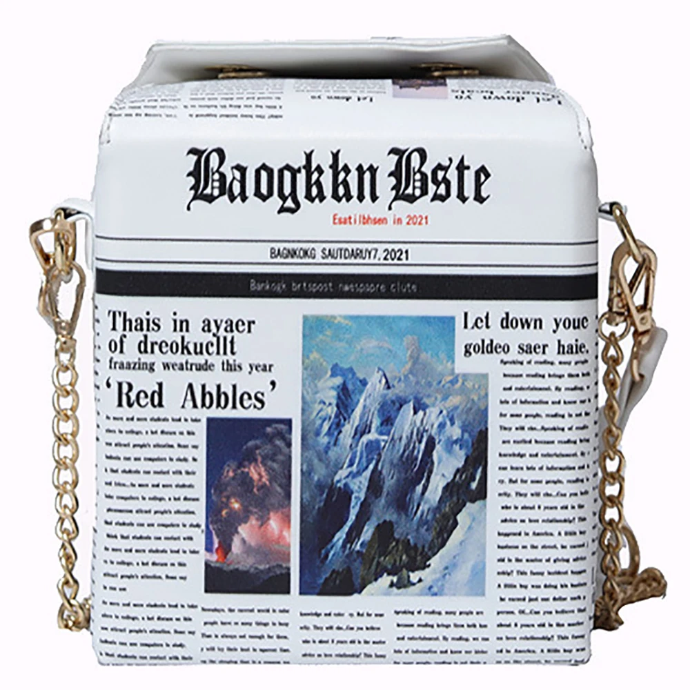 Women's Spray Drawing Crossbody Bags Brand Alphabet Newspaper Handbags For Female Ladies Fashion Print Shoulder Bag High Quality 
Women's Spray Drawing Crossbody Bags Brand Alphabet Newspaper Handbags For Female Ladies Fashion Print Shoulder Bag High Quality