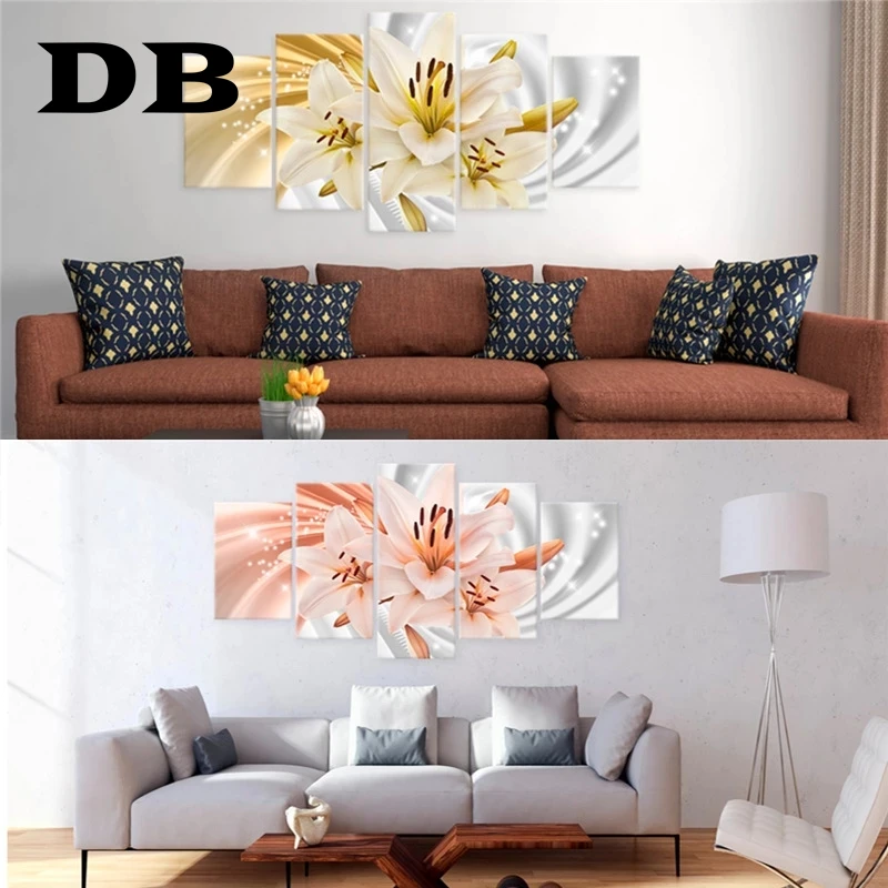 5 Pieces Of Modern Home Decoration Lily Flower Bedroom Living Room Background Wall Frameless Printing Hanging Painting Core
5 Pieces Of Modern Home Decoration Lily Flower Bedroom Living Room Background Wall Frameless Printing Hanging Painting Core