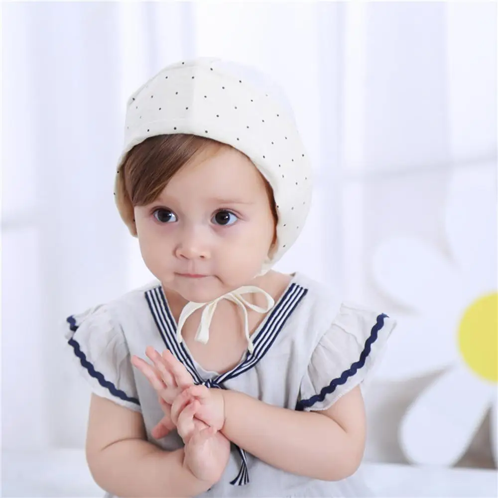 New Dot Cotton Baby Hat Summer Vintage Infant Bonnet Hat for Girls Adjustable Baby Hat 0-2 Years
New Dot Cotton Baby Hat Summer Vintage Infant Bonnet Hat for Girls Adjustable Baby Hat 0-2 Years