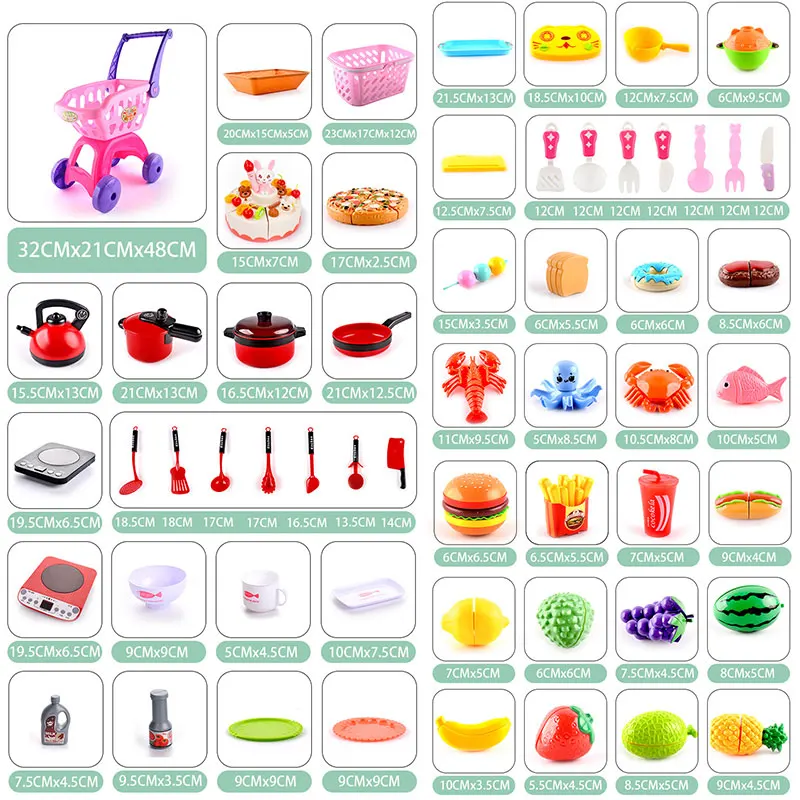 42PCS Simulation Kitchen Utensils Cook Toys Children Kitchen Toy Cookware Pot Pan Kids Pretend Play Toys Gift
42PCS Simulation Kitchen Utensils Cook Toys Children Kitchen Toy Cookware Pot Pan Kids Pretend Play Toys Gift