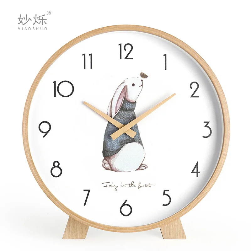 Nordic Wooden Table Clock Creative Silent Desk Clock Animals Art Living Room Desktop Clock Orologio Da Tavolo Home Watch AC50TC
Nordic Wooden Table Clock Creative Silent Desk Clock Animals Art Living Room Desktop Clock Orologio Da Tavolo Home Watch AC50TC