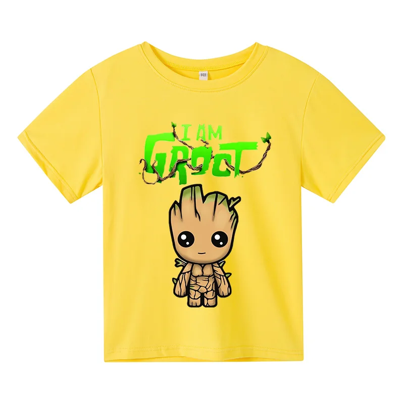 Cool Cartoon Groot T-Shirt Boys Girl Children Funny T-Shirts Kids Teenagers Baby Tops Unisex TShirts Fashion Cotton Clothes Tees
Cool Cartoon Groot T-Shirt Boys Girl Children Funny T-Shirts Kids Teenagers Baby Tops Unisex TShirts Fashion Cotton Clothes Tees