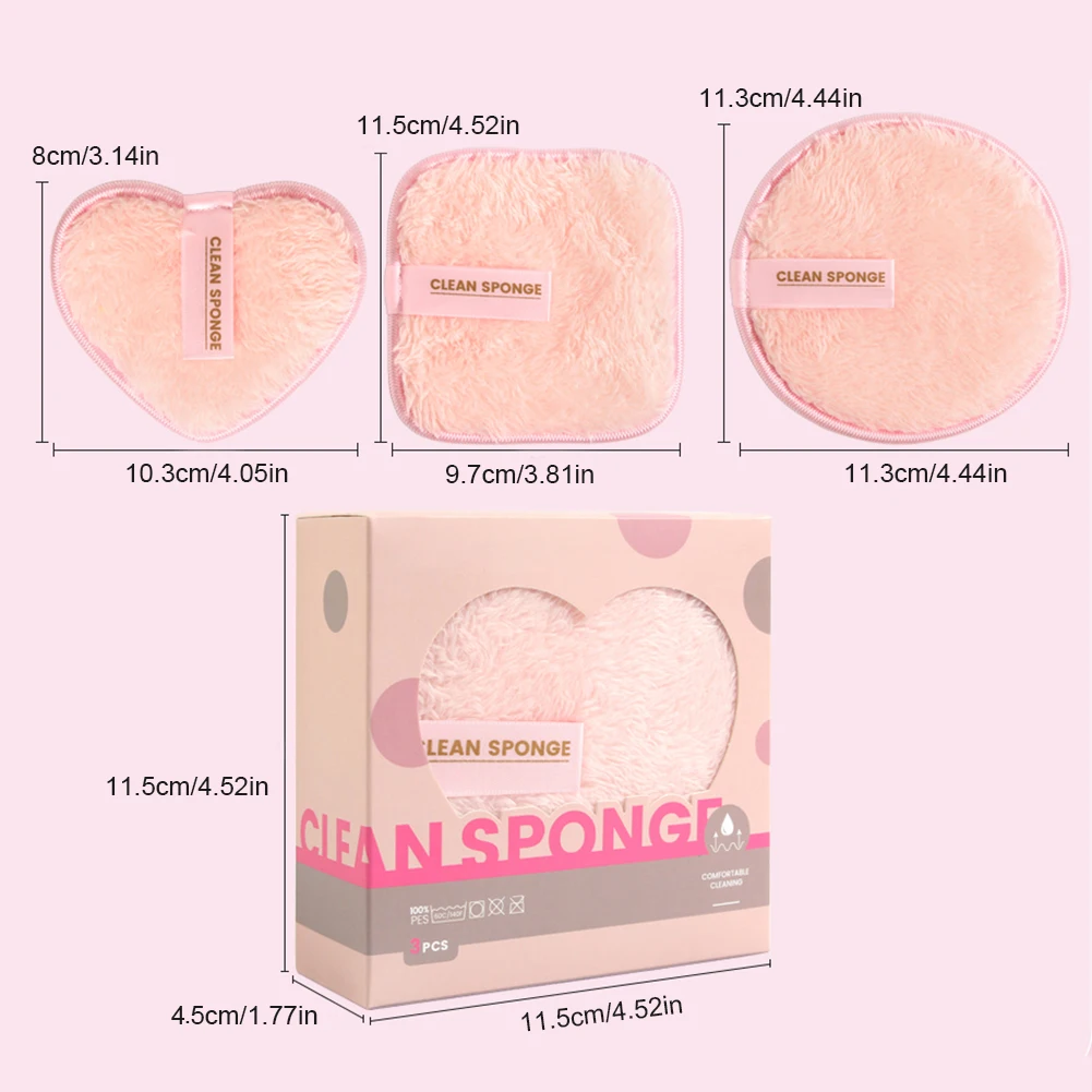 3PCS Reusable Makeup Remover Pads Skin-Friendly Makeup Face Pads Easy Cleaning Puff for All Skins High Recommend
3PCS Reusable Makeup Remover Pads Skin-Friendly Makeup Face Pads Easy Cleaning Puff for All Skins High Recommend