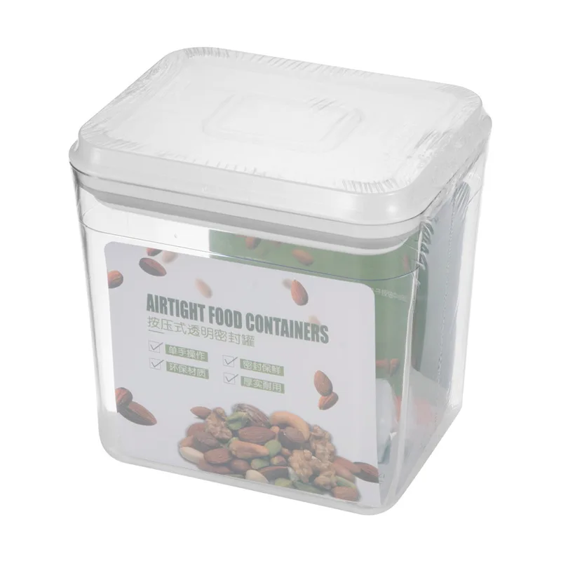 Square plastic sealed jar storage jar kitchen jar transparent jar milk powder storage box food
Square plastic sealed jar storage jar kitchen jar transparent jar milk powder storage box food