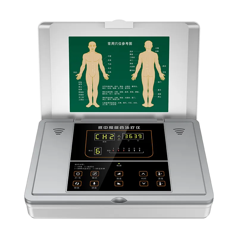 Pulse Physiotherapy Instrument Infrared Heating Lumbar Body Massager Current Stimulation Low-medium Frequency Meridian Dredge