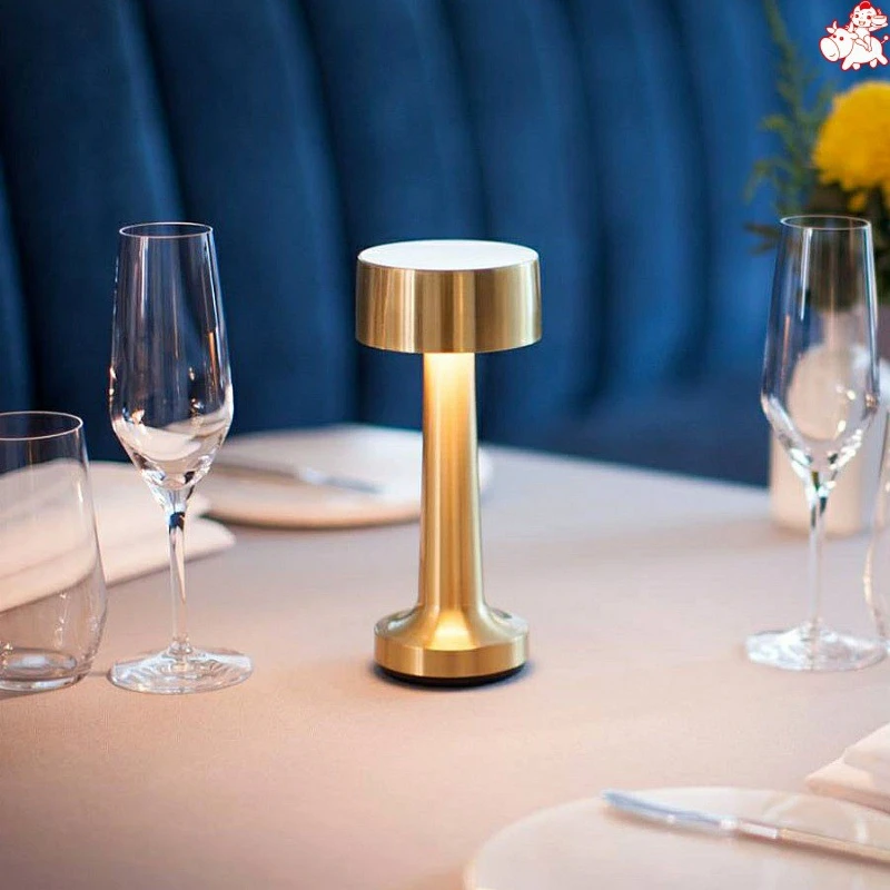 Bar Table Lamps Portable Battery Warmth Desk Night Lights Led Gold Eye Protection Lamp Luxury Home Decoration Luz Led Recargable
Bar Table Lamps Portable Battery Warmth Desk Night Lights Led Gold Eye Protection Lamp Luxury Home Decoration Luz Led Recargable