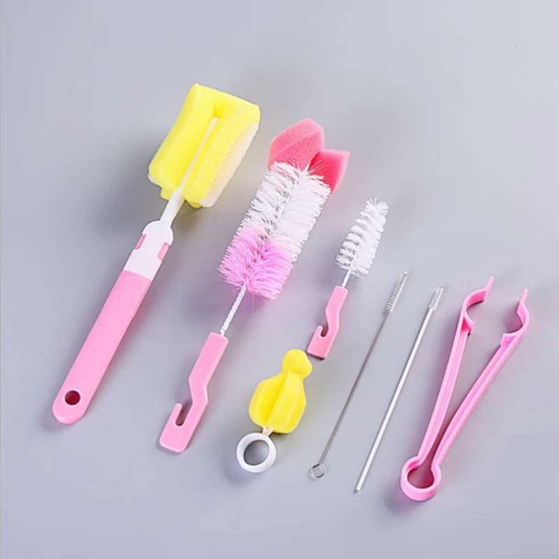 7Pcs/Set Milk Bottle Kitchen Cleaning Brush for Baby Kids Cup Brushes Useful Tube Home Kitchen Cleaning Accessories
7Pcs/Set Milk Bottle Kitchen Cleaning Brush for Baby Kids Cup Brushes Useful Tube Home Kitchen Cleaning Accessories