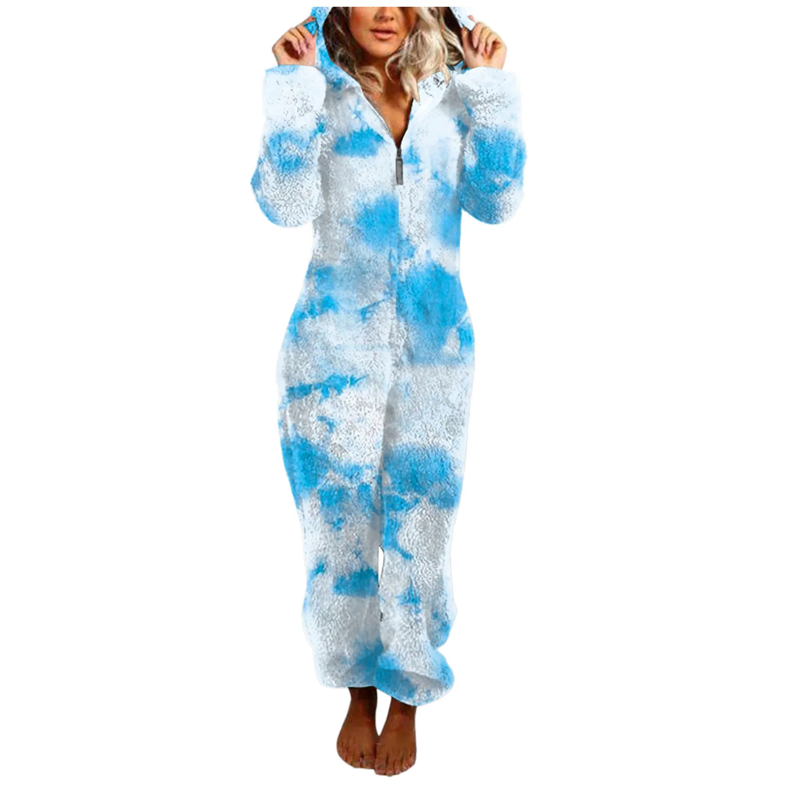 Women Winter Jumpsuit Long Sleeve Hooded Jumpsuit Pajamas Casual Winter Warm Soft Leopard Zipper Rompe Sleepwear Casual
Women Winter Jumpsuit Long Sleeve Hooded Jumpsuit Pajamas Casual Winter Warm Soft Leopard Zipper Rompe Sleepwear Casual