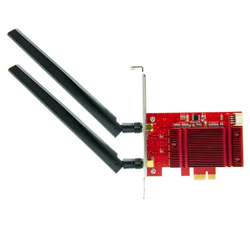 AX200 WIFI6 5G Dual Band Gigabit PCIE Wireless Network Card 5.0 Bluetooth 3000M for Desktop Built In
AX200 WIFI6 5G Dual Band Gigabit PCIE Wireless Network Card 5.0 Bluetooth 3000M for Desktop Built In