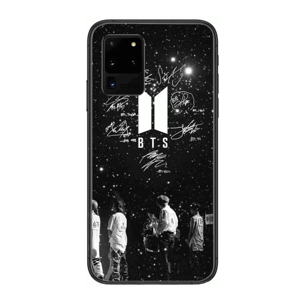 Stylish B-BTS Custom shell Phone cover hull For SamSung Galaxy S 6 7 8 9 10 20 Plus Edge E 5G Lite Ultra black soft bumper 
Stylish B-BTS Custom shell Phone cover hull For SamSung Galaxy S 6 7 8 9 10 20 Plus Edge E 5G Lite Ultra black soft bumper