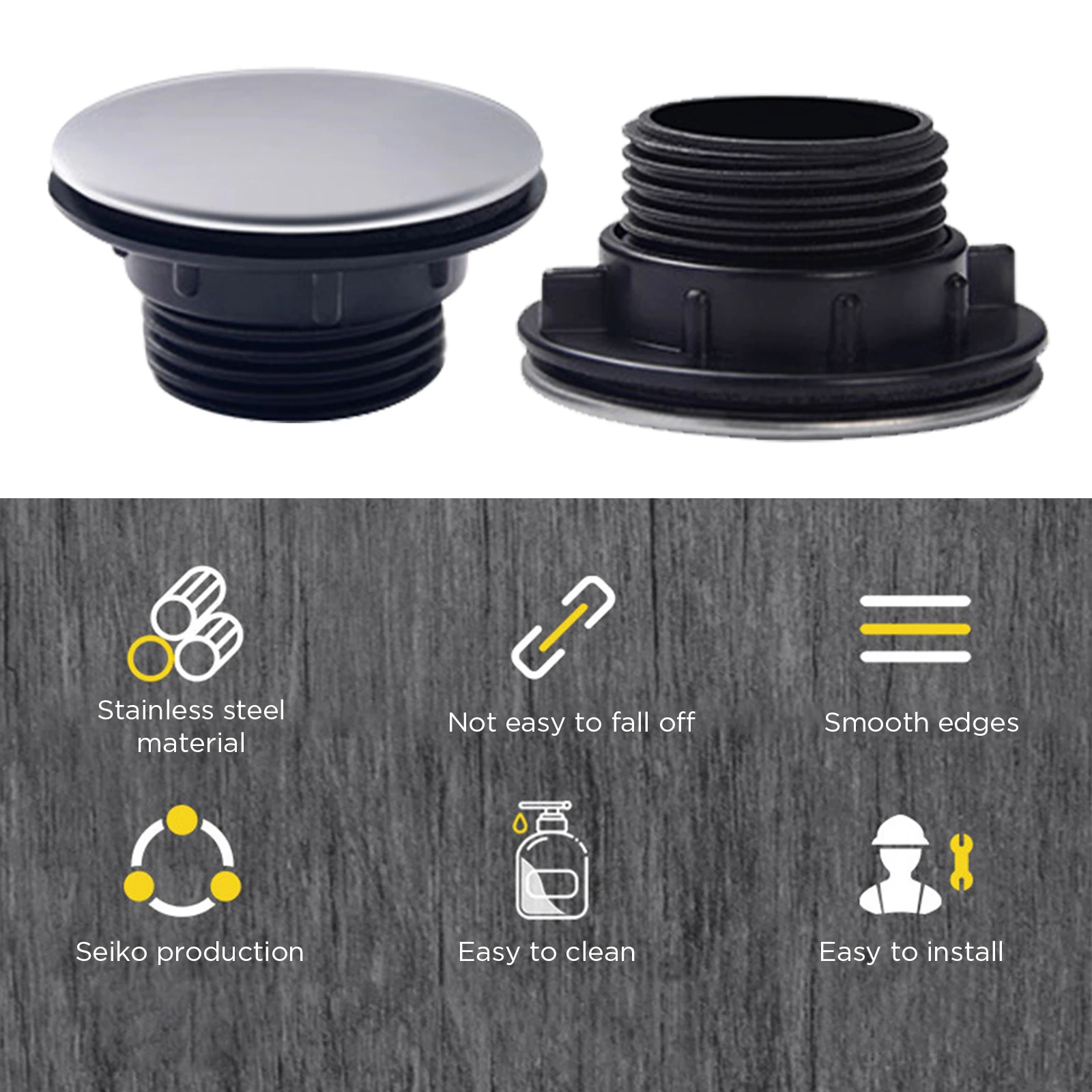 2 Pack Kitchen Sink Hole Cover Faucet Hole Protector Sink Tap Hole Tools Brushed Stainless Steel for Kitchen
2 Pack Kitchen Sink Hole Cover Faucet Hole Protector Sink Tap Hole Tools Brushed Stainless Steel for Kitchen
