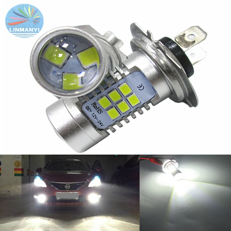 2PCS H7 21W 2835 21SMD 900LM 6000K Super bright Car Led Fog Lights With Len Car Rear Light Fog Lamps Driving lights White 12VDC
2PCS H7 21W 2835 21SMD 900LM 6000K Super bright Car Led Fog Lights With Len Car Rear Light Fog Lamps Driving lights White 12VDC