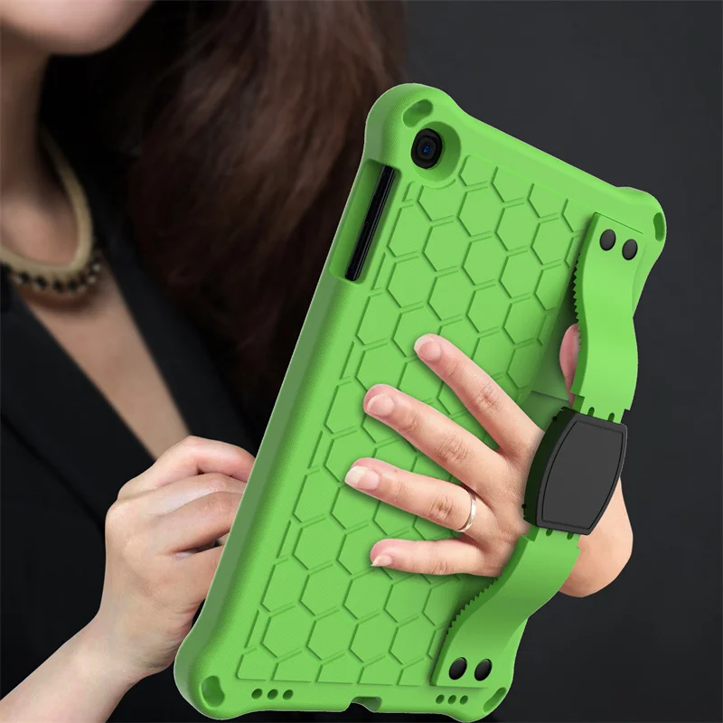 Kids Safe Handle EVA Case for Samsung Galaxy Tab A7 10.4 with strap EVA material tablet cover for Galaxy Tab S5e S6 SM-T500 T720
Kids Safe Handle EVA Case for Samsung Galaxy Tab A7 10.4 with strap EVA material tablet cover for Galaxy Tab S5e S6 SM-T500 T720