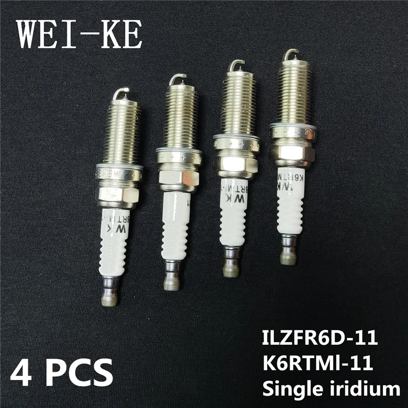 

4 PCS Iridium Alloy Iraurita Spark Plugs For NISSAN STAGEA M35 3.5 AWD TEANA I J31 2.0 2.3 3.5 ILZFR6D-11