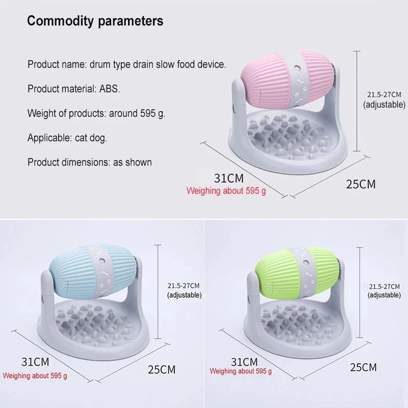 Pet toy pet fun bowl feeder dog cat feeding toy rolling toy food spill toy snack exercise fun pet supplies
Pet toy pet fun bowl feeder dog cat feeding toy rolling toy food spill toy snack exercise fun pet supplies