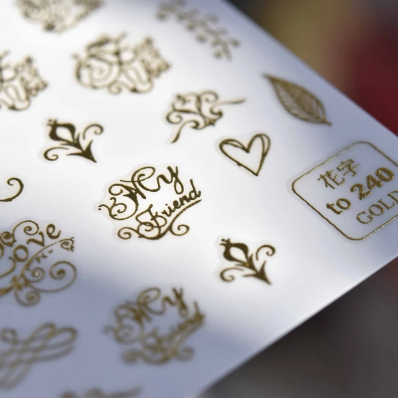 1 Piece of New Craft 3D Nail Sticker Manicure Decoration 5D Nail Decal Decoration Tool Nail Decoration Supplies AE041 
1 Piece of New Craft 3D Nail Sticker Manicure Decoration 5D Nail Decal Decoration Tool Nail Decoration Supplies AE041