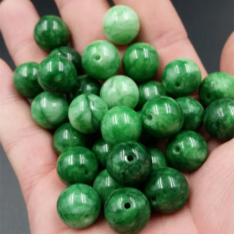 Натуральный Зеленый жадеит, Круглый свободный Бисер для изготовления ювелирных изделий, браслет «сделай сам», ожерелье, нефритовые бусины, ...
Натуральный Зеленый жадеит, Круглый свободный Бисер для изготовления ювелирных изделий, браслет «сделай сам», ожерелье, нефритовые бусины, ...