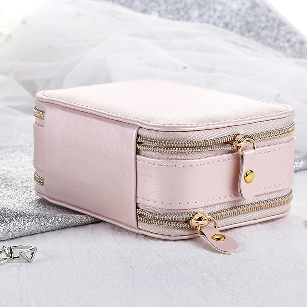 Jewelry Storage Case Cosmetic Storage Box Makeup Organizer Multi Function Earrings Ring Container Case Portable Leather Case
Jewelry Storage Case Cosmetic Storage Box Makeup Organizer Multi Function Earrings Ring Container Case Portable Leather Case