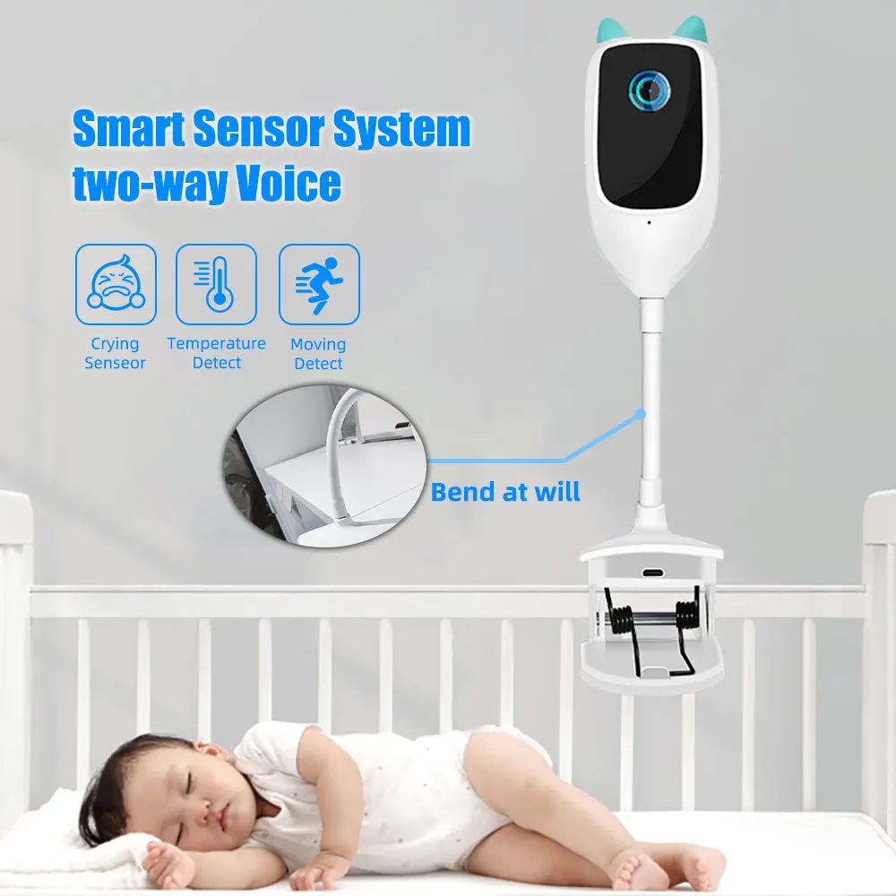 Baby Monitor Wifi Camera Baby Cry Alarm Push Infants Kid Smart Home Security Wifi Wireles IP Camera For Babies Remote Monitoring
Baby Monitor Wifi Camera Baby Cry Alarm Push Infants Kid Smart Home Security Wifi Wireles IP Camera For Babies Remote Monitoring