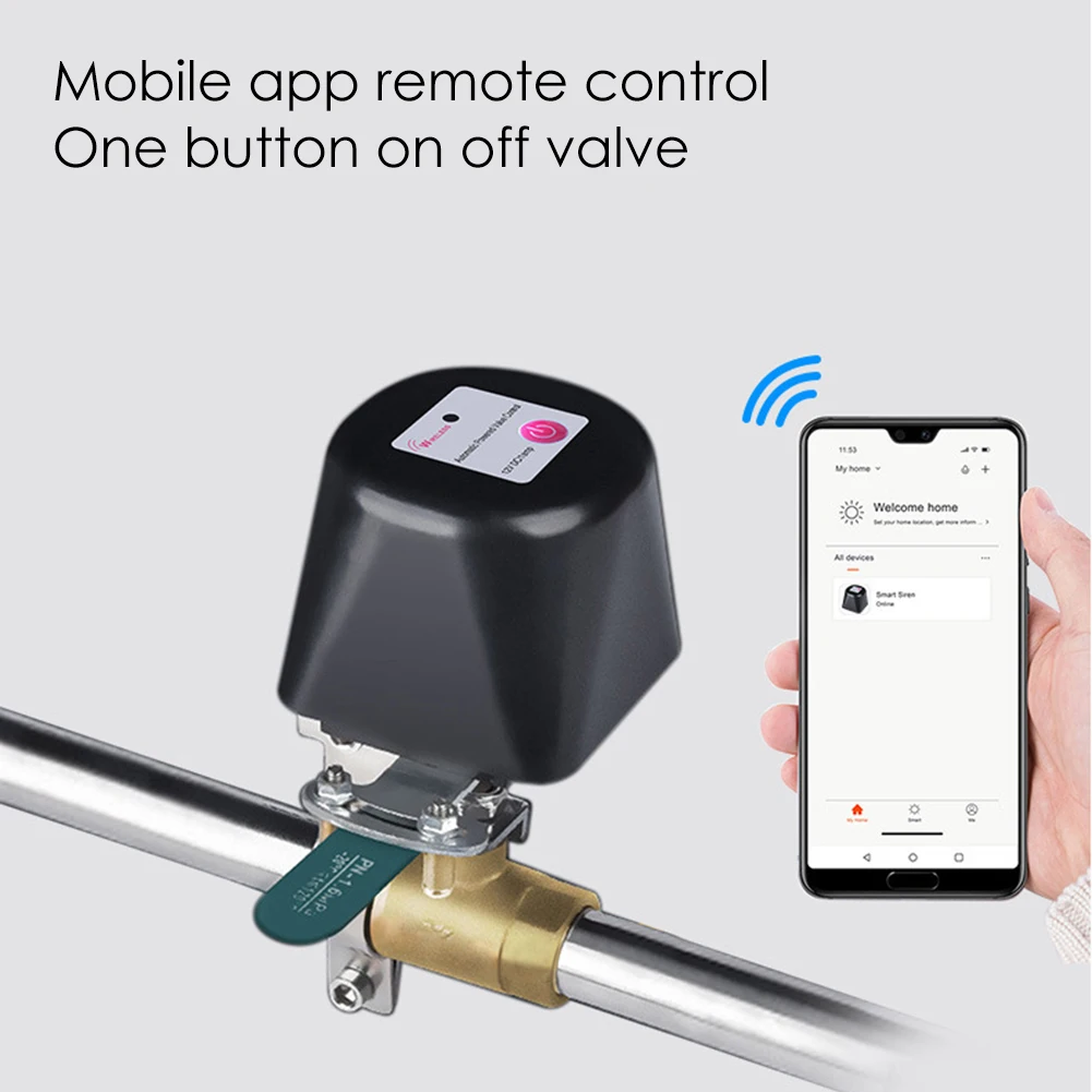 DN20 умный беспроводной клапан управления Газой водой Smart Life WiFi сенсор связь отключения управления работает с Alexa Google Home
DN20 умный беспроводной клапан управления Газой водой Smart Life WiFi сенсор связь отключения управления работает с Alexa Google Home