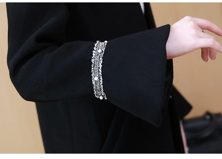 Large Size Black Woolen Coat Autumn 2020 Women's Mid-length Fashion Wild Cardigan Thick Windbreaker Female Wool Coat Women E317
Large Size Black Woolen Coat Autumn 2020 Women's Mid-length Fashion Wild Cardigan Thick Windbreaker Female Wool Coat Women E317
