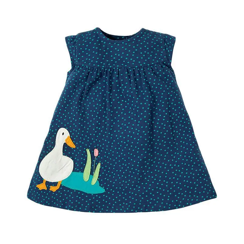 Summer children's dresses European and American children's dresses cotton girls' dresses 
Summer children's dresses European and American children's dresses cotton girls' dresses