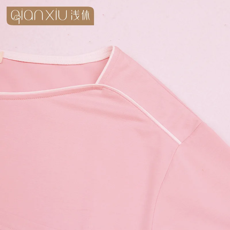 Women's pure color bamboo fiber pajamas summer women's bamboo fiber short sleeve trousers household clothing women's pajamas
Women's pure color bamboo fiber pajamas summer women's bamboo fiber short sleeve trousers household clothing women's pajamas