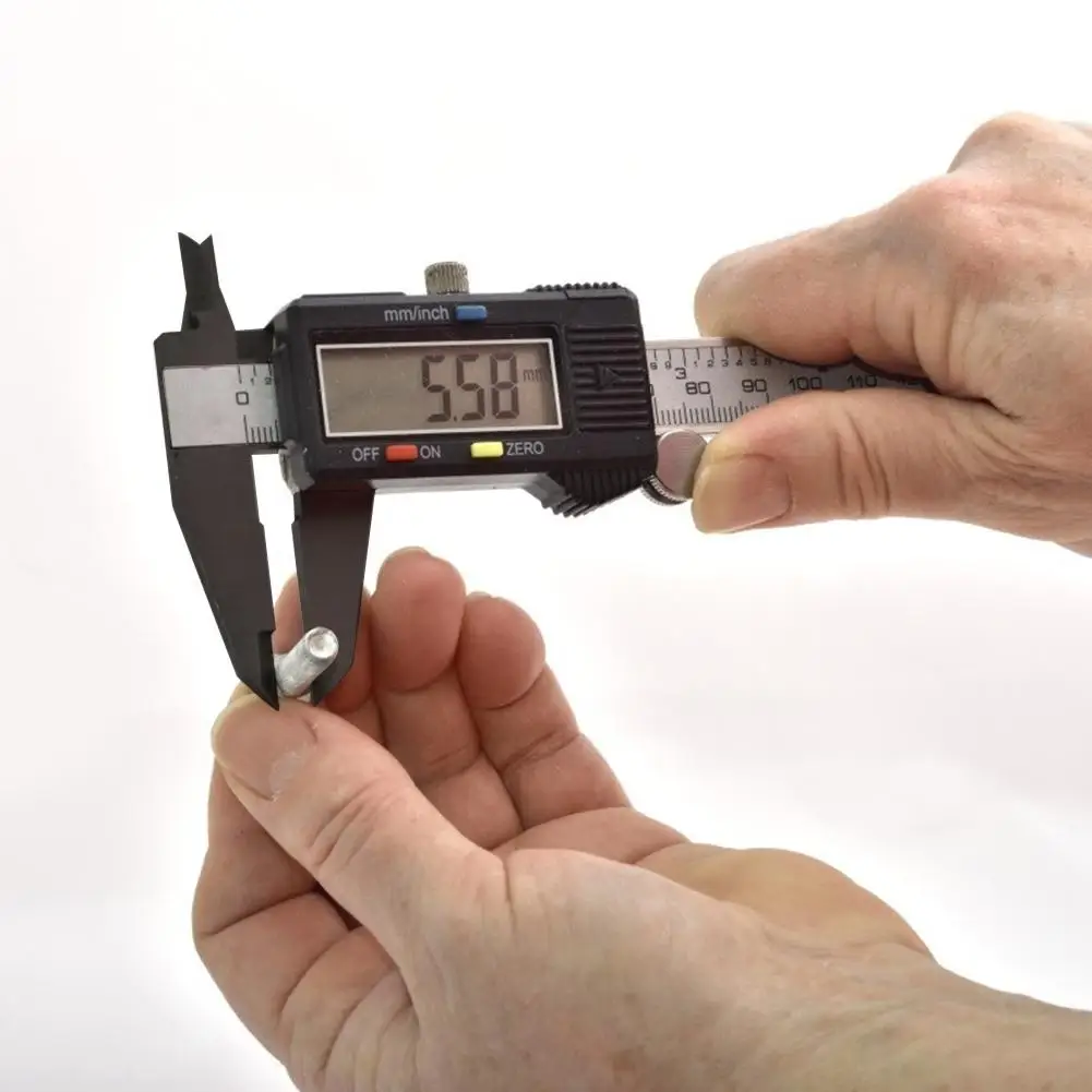 

150mm 6 inch LCD Digital Ruler Electronic Carbon Fiber Vernier Caliper Gauge Micrometer Measuring Tool Calibre Digital Suwmiarka