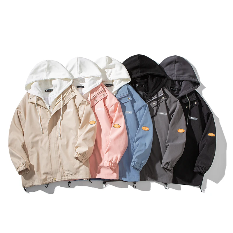 High Street Hooded Men Jackets And Coats Fake Two Pieces Hip Hop Harajuku Outwear Men's Streetwear Bomber Clothes With Hooded
High Street Hooded Men Jackets And Coats Fake Two Pieces Hip Hop Harajuku Outwear Men's Streetwear Bomber Clothes With Hooded