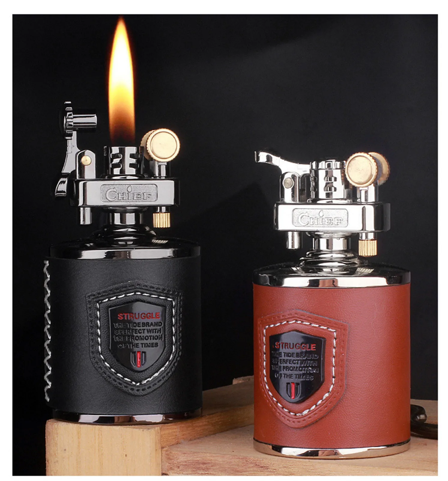 New Creative Retro Lighter Metal Creative Lighter Valentine's Day Gift Original Kerosene lighter arm cigarette oil lighter 
New Creative Retro Lighter Metal Creative Lighter Valentine's Day Gift Original Kerosene lighter arm cigarette oil lighter