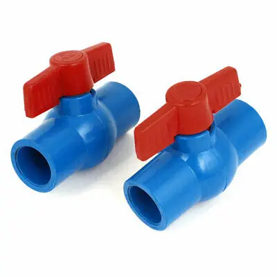 25mm Dia Plastic 2 Way Ball Valve Water Tap Connector Pipe Joint 2pcs
25mm Dia Plastic 2 Way Ball Valve Water Tap Connector Pipe Joint 2pcs