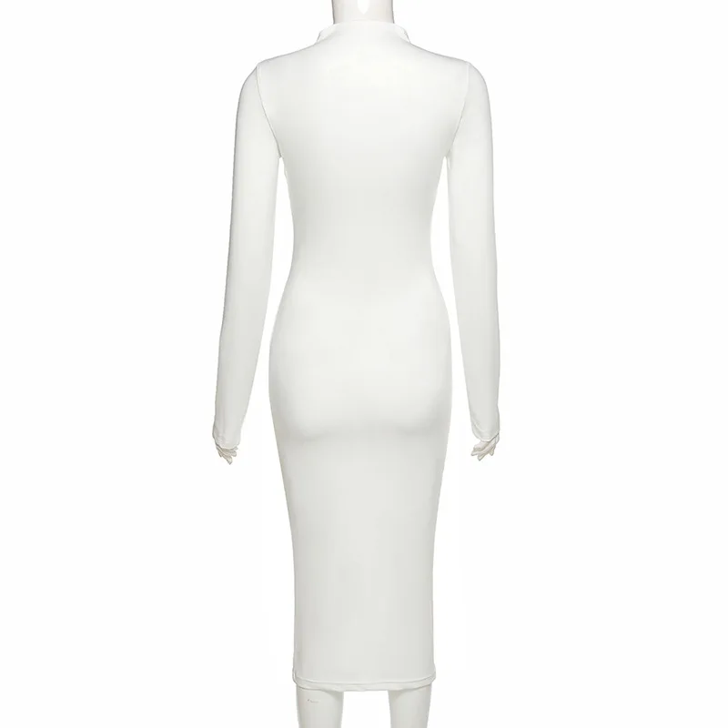 Colysmo Sexy Bodycon Dress Long Sleeve Crewneck Solid Color Casual Streetwear Long Dresses Autumn Women Lady Vestidos 2020 New
Colysmo Sexy Bodycon Dress Long Sleeve Crewneck Solid Color Casual Streetwear Long Dresses Autumn Women Lady Vestidos 2020 New