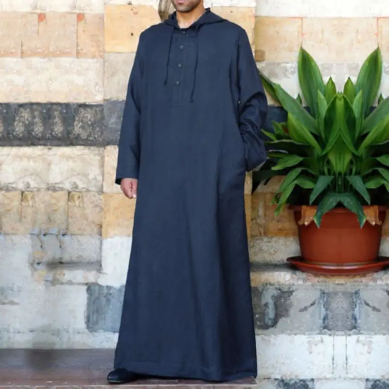 Muslim Robe Hoodies Kaftan Dressing Mens Saudi Arab Dubai Long Sleeve Thobe Arabic Long Islamic Jubba Thobe Man Clothing 2021
Muslim Robe Hoodies Kaftan Dressing Mens Saudi Arab Dubai Long Sleeve Thobe Arabic Long Islamic Jubba Thobe Man Clothing 2021