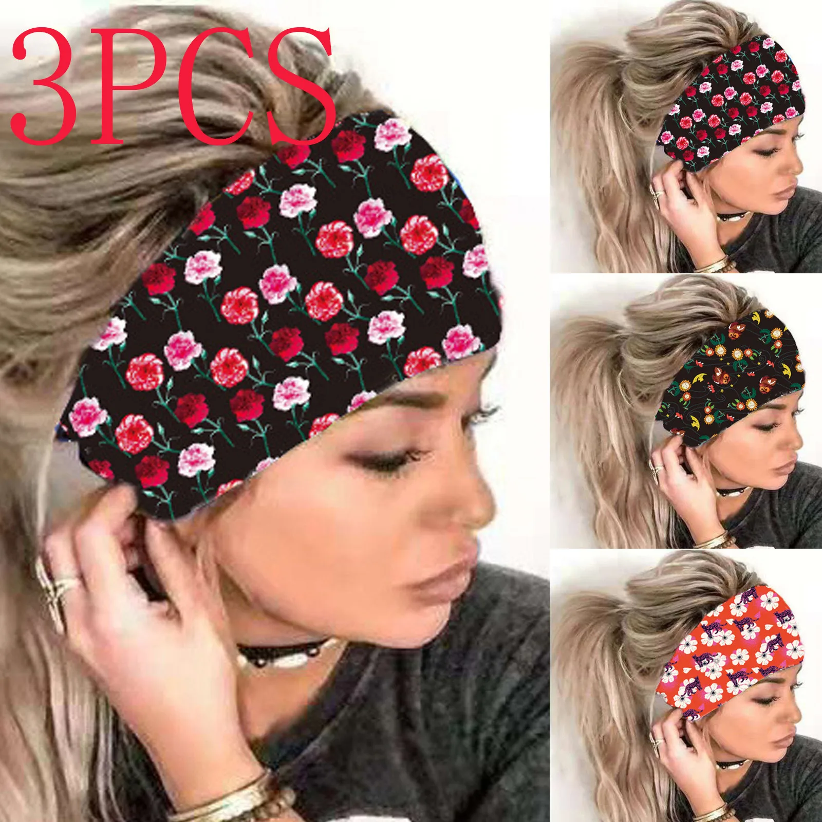 3pcs Floral Pattern Women Headbands Turban Vintage Boho Headwraps Elastic Wide Cotton Hair Bands Bows Hair Accessories Hairbands
3pcs Floral Pattern Women Headbands Turban Vintage Boho Headwraps Elastic Wide Cotton Hair Bands Bows Hair Accessories Hairbands