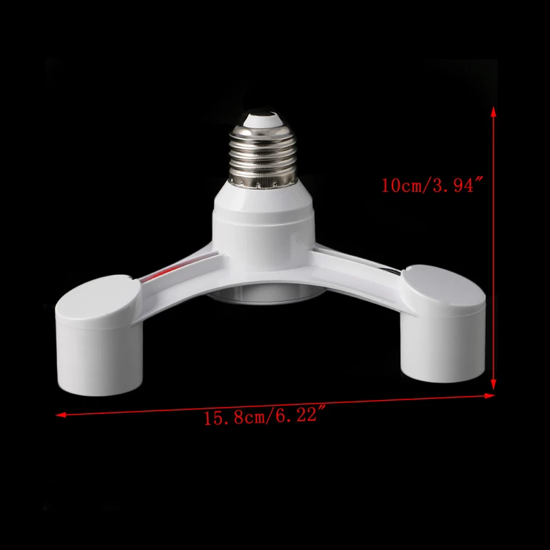 Y5JC 3 In 1 E27 To 3E27 Base Socket Splitter LED Light Lamp Bulb Adapter Holder White
Y5JC 3 In 1 E27 To 3E27 Base Socket Splitter LED Light Lamp Bulb Adapter Holder White